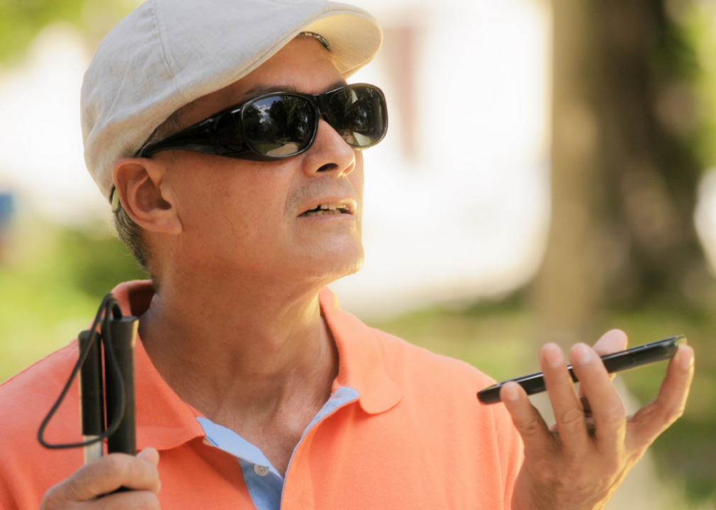 Help a vision-impaired person to 'see'